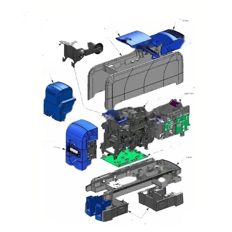 Datacard SD460 ID PVC Card Printer With Laminator Replacement Parts